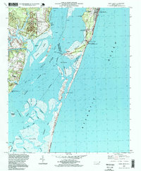 1997 Map of Kure Beach, NC — Historical Topographical Map
